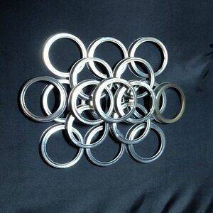 18 Regular Mouth Metal Canning Rings